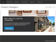 Tablet Screenshot of chattelchangers.com